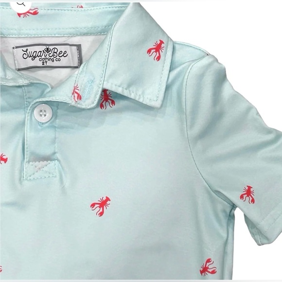Boys Polo with a Crawfish Print - Picture 4 of 5
